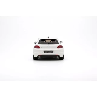 VOLKSWAGEN SCIROCCO 3 R PHASE 1 WHITE 2008 OttO mobile 1:18 Resinemodell (Türen, Motorhaube... nicht zu öffnen!)